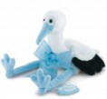 Peluche cigüeña azul