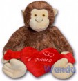 Mono extra grande con corazón